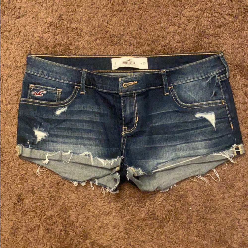 Hollister Distressed Jean Shorts Size 9